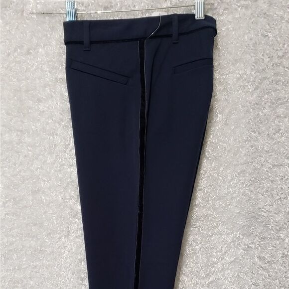 GAP tuxedo stripe navy skinny pant - Picture 2 of 6